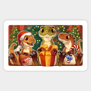 New Year dinosaurs Sticker